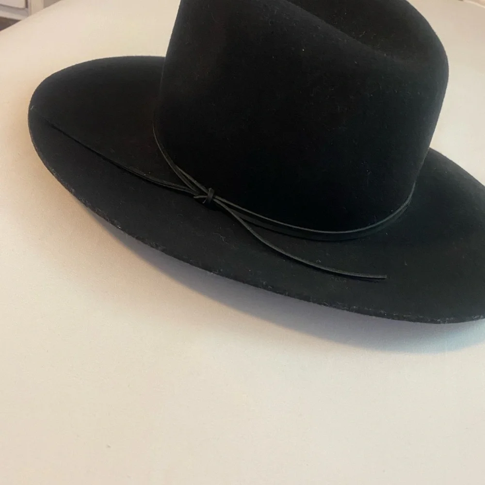 Nordstrom Women’s Fedora Black Wool Hat New by Phenix
